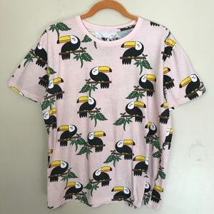 Knicker Boxer Vintage Style T-Shirt Toucan Design